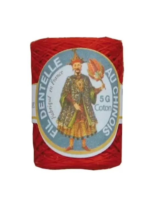 Fil dentelle Cocon Calais Fil au Chinois 6534 Rouge