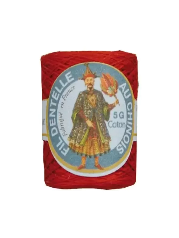 Fil dentelle Cocon Calais Fil au Chinois 6534 Rouge