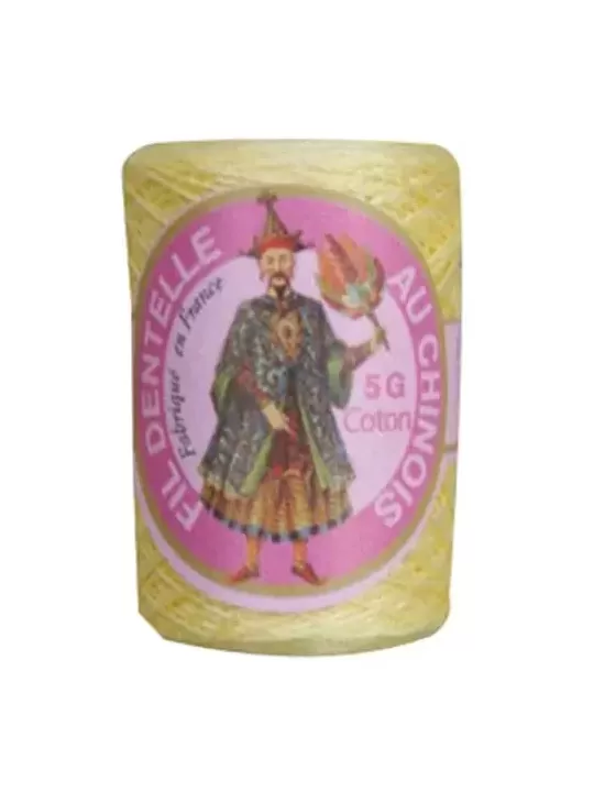 Cocon Calais Fil au Chinois 6322 Soufre