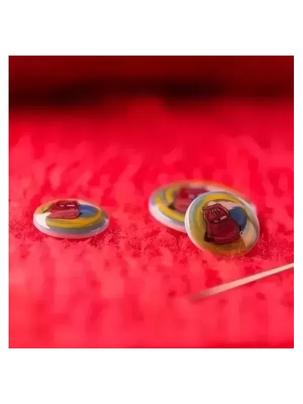 Boutons à coudre DISNEY Cars Bleu