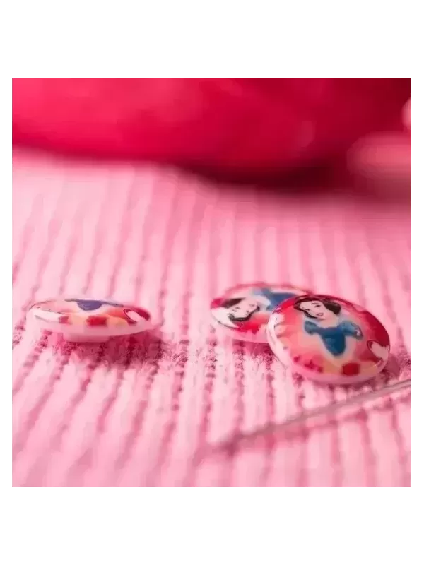 Bouton à coudre DISNEY BLANCHE-NEIGE