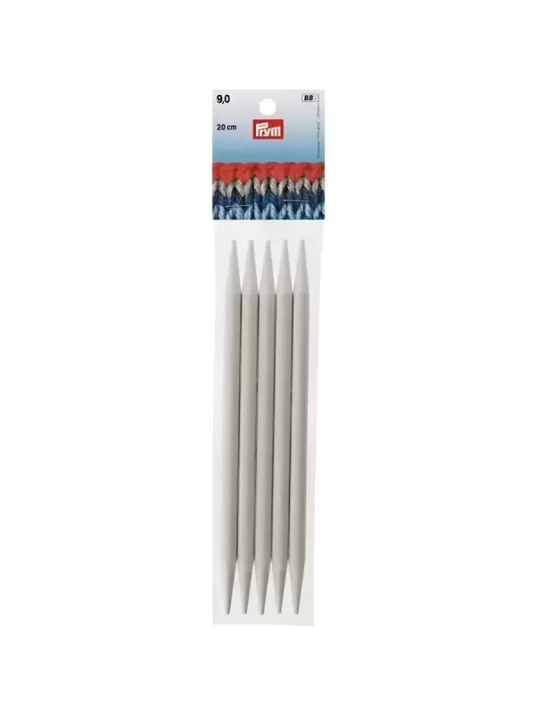 PRYM Aiguilles à tricoter 2 pointes 20cm N° 9