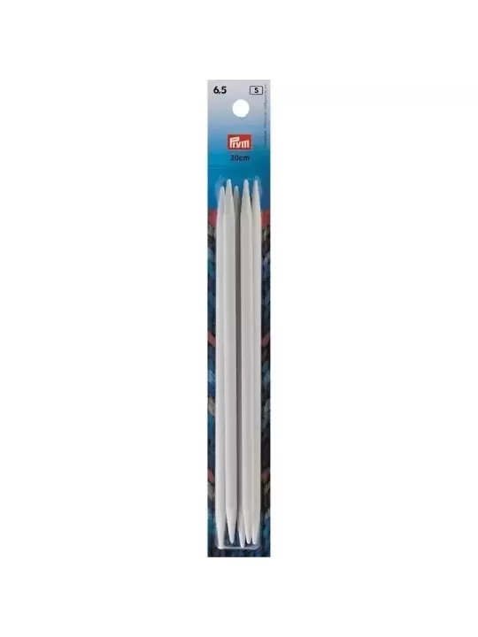 PRYM Aiguilles à tricoter 2 pointes 20cm N° 6,5