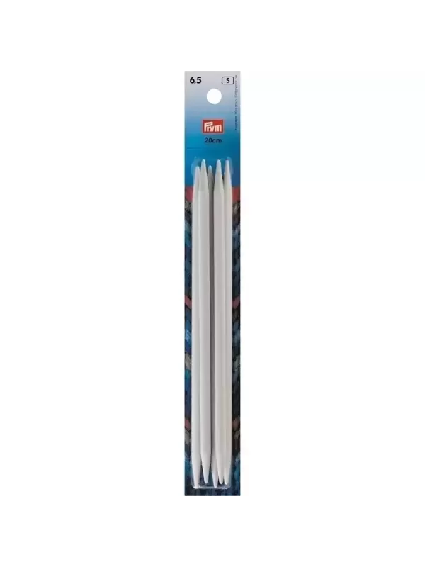 PRYM Aiguilles à tricoter 2 pointes 20cm N° 6,5