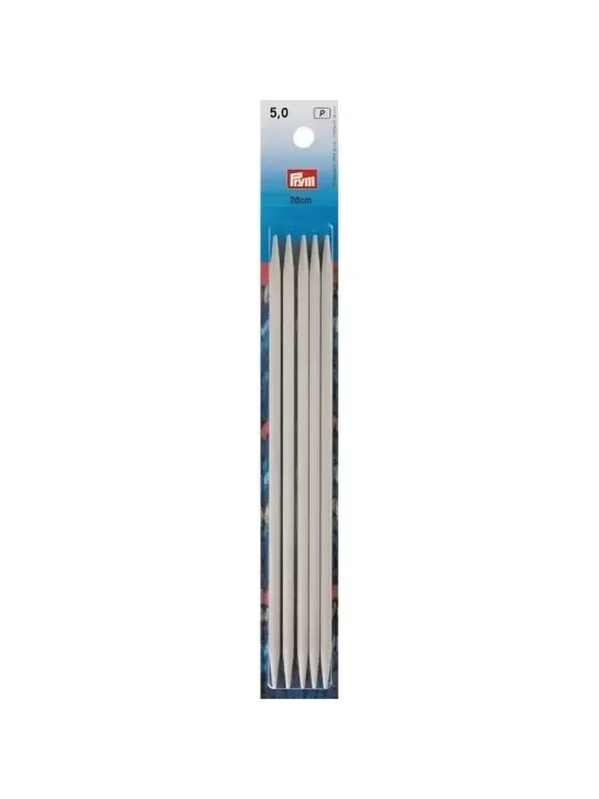 PRYM Aiguilles à tricoter 2 pointes 20cm N° 5