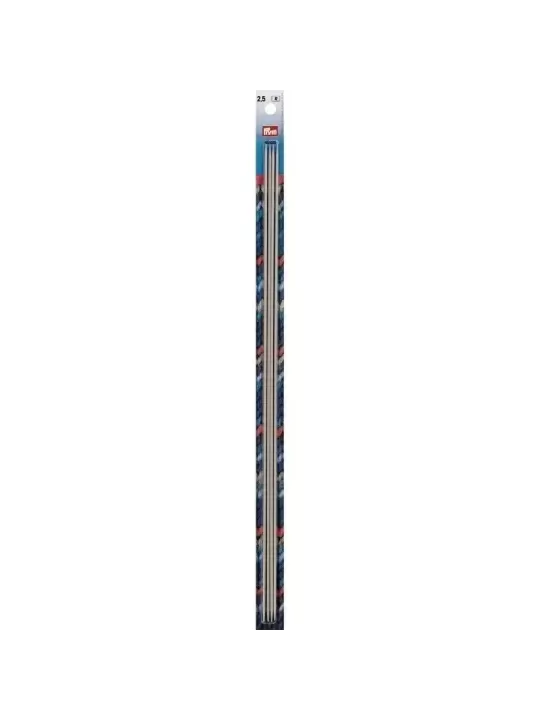 PRYM Aiguilles à tricoter 2 pointes 40cm N° 2,5