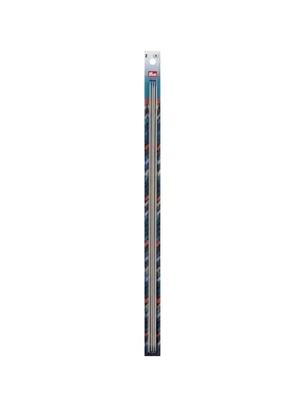 PRYM Aiguilles à tricoter 2 pointes 40cm N° 2