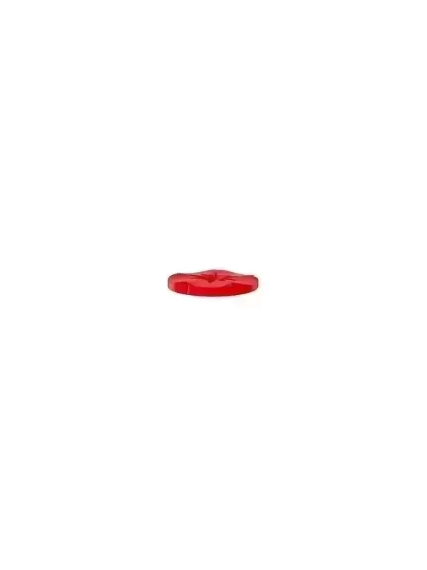 Bouton à coudre FLEUR Rouge
