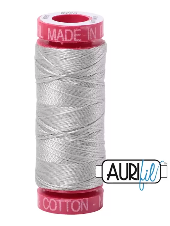 Fil Coton Mako 12 Aurifil 6726 Airstream - Petite bobine de 50 mètres