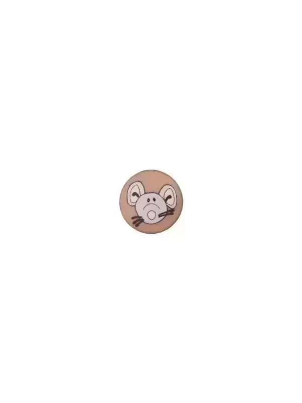 UNION KNOPF - Bouton à coudre SOURIS Camel