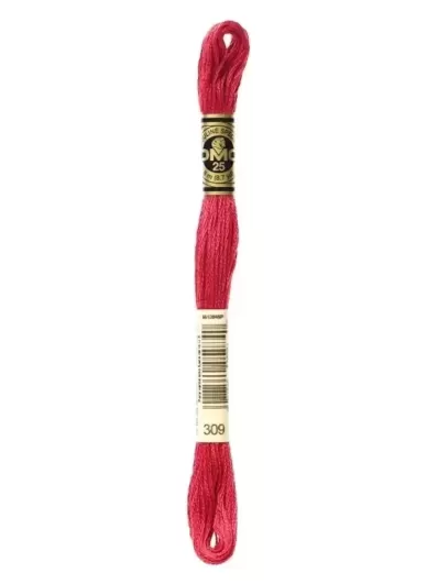 Fil Mouliné Spécial DMC 309 Rose framboise écrasée