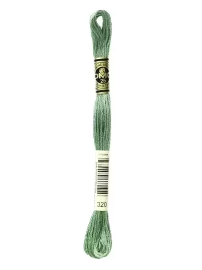 Fil Mouliné Spécial DMC 320 Vert fougère