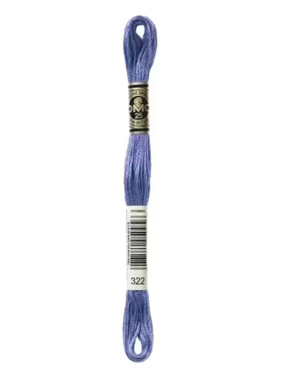 Fil Mouliné Spécial DMC 322 Bleu de Delft