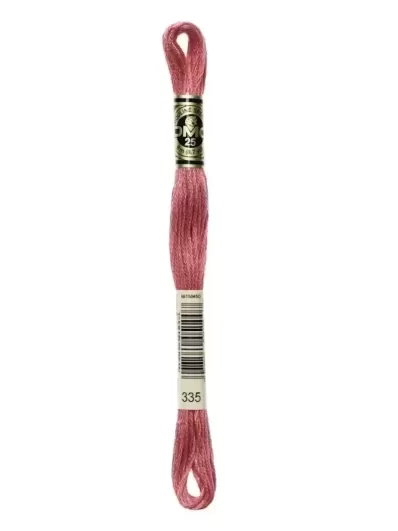 Fil Mouliné Spécial DMC 335 Rose foncé