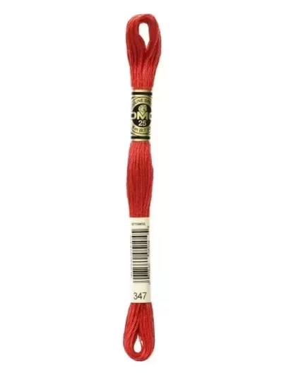 Fil Mouliné Spécial DMC 347 Rouge égyptien