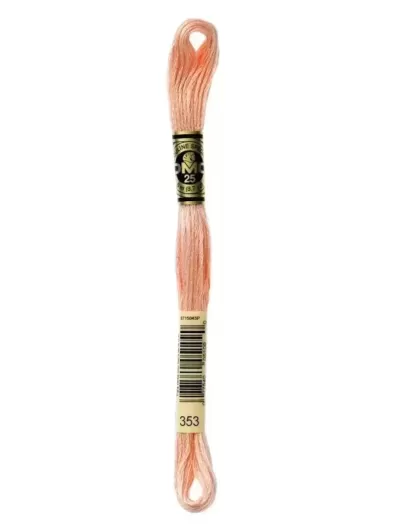 Fil Mouliné Spécial DMC 353 Rose des sables