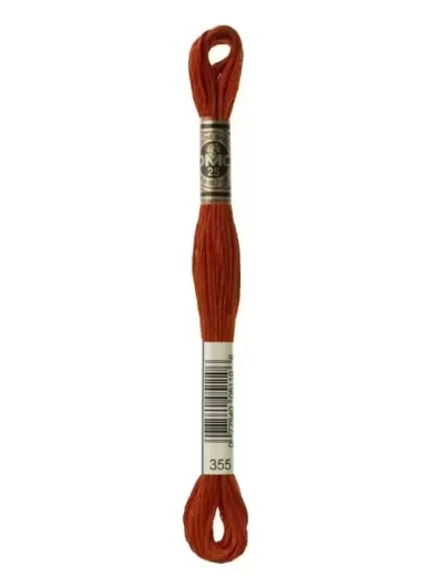 Fil Mouliné Spécial DMC 355 Brun rouge