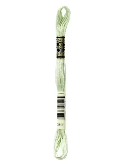 Fil Mouliné Spécial DMC 369 Vert pousse de bambou