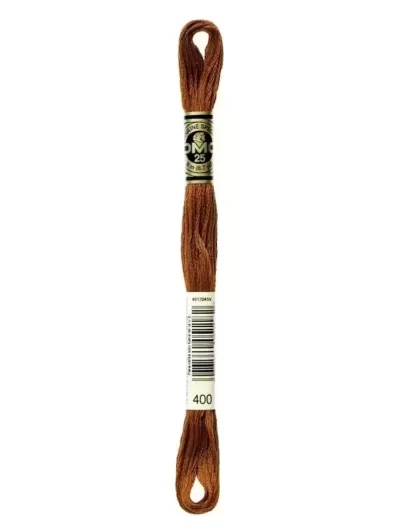 Fil Mouliné Spécial DMC 400 Marron