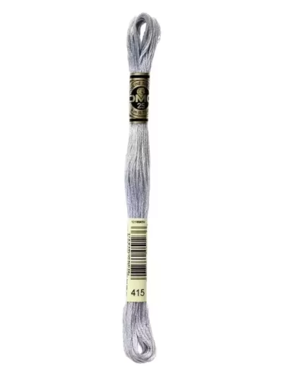 Fil Mouliné Spécial DMC 415 Gris chromé