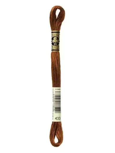 Fil Mouliné Spécial DMC 433 Chocolat