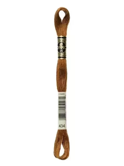 Fil Mouliné Spécial DMC 434 Brun cigare