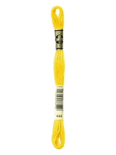 Fil Mouliné Spécial DMC 444 Jaune vif