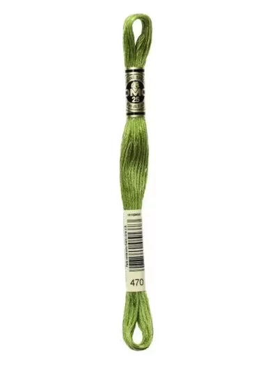 Fil Mouliné Spécial DMC 470 Vert olive
