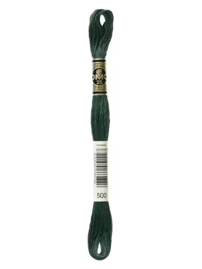 Fil Mouliné Spécial DMC 500 Vert lierre