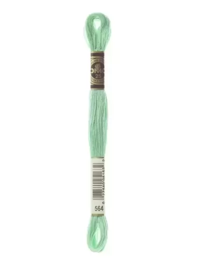 Fil Mouliné Spécial DMC 564 Vert malachite clair