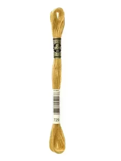 Fil Mouliné Spécial DMC 729 Miel