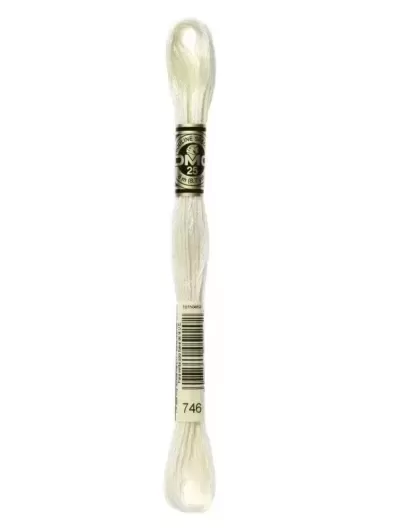Fil Mouliné Spécial DMC 746 Vanille