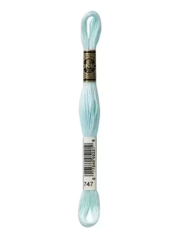 Fil à broder DMC Mouliné Spécial® (Art. 117) 747 Brume de mer bleue