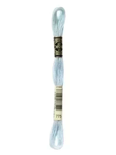 Fil Mouliné Spécial DMC 775 Pluie d'été bleue