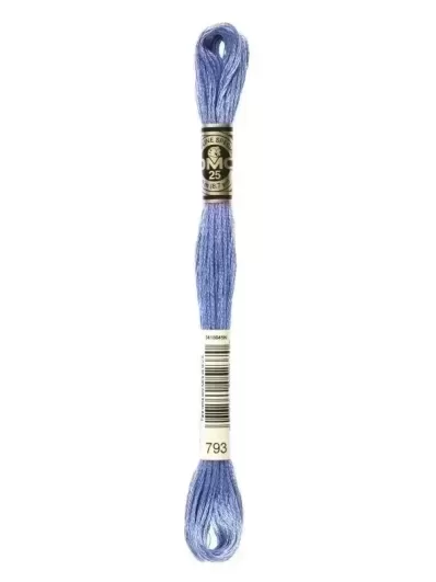 Fil Mouliné Spécial DMC 793 Bleuet