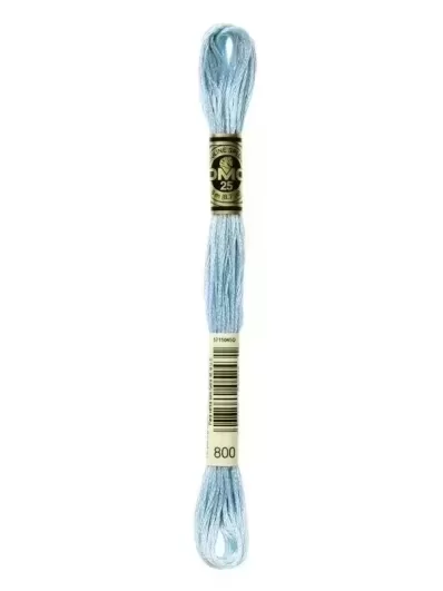 Fil Mouliné Spécial DMC 800 Bleu ciel