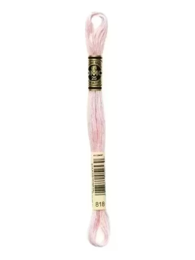 Fil Mouliné Spécial DMC 818 Rose poudré