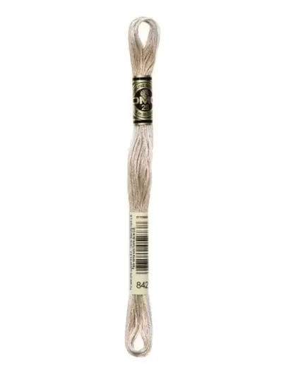Fil Mouliné Spécial DMC 842 Cordage beige