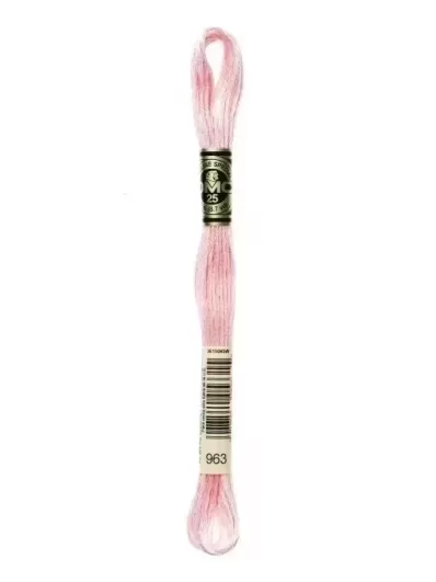 Fil Mouliné Spécial DMC 963 Rose dragée