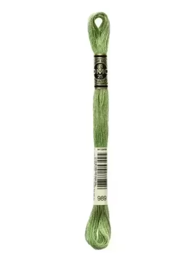 Fil Mouliné Spécial DMC 989 Vert fenouil
