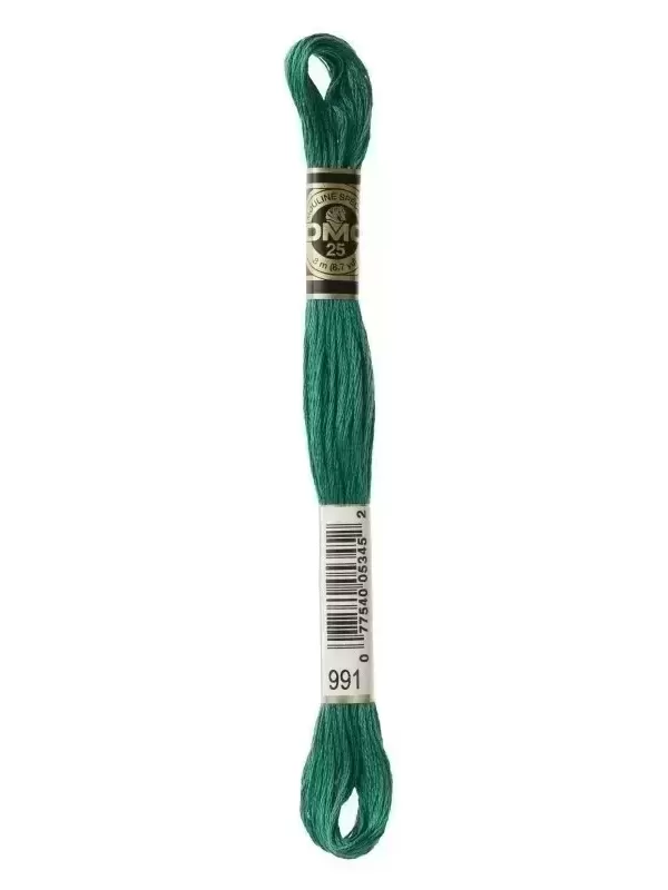 Fil à broder DMC Mouliné Spécial® (Art. 117) 991 Vert empire