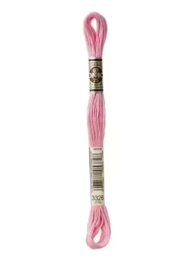 Fil Mouliné Spécial DMC 3326 Rose églantine