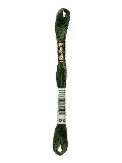 Fil Mouliné Spécial DMC 3345 Vert menthe