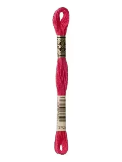Fil Mouliné Spécial DMC 3705 Rouge clair