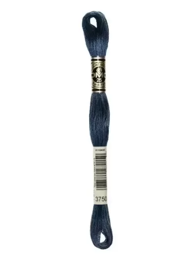 Fil Mouliné Spécial DMC 3750 Bleu pétrole foncé