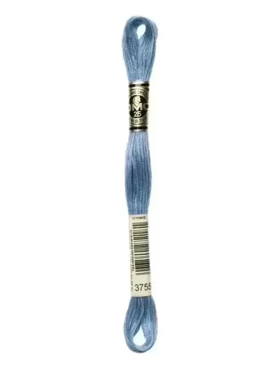 Fil Mouliné Spécial DMC 3755 Bleu pastel