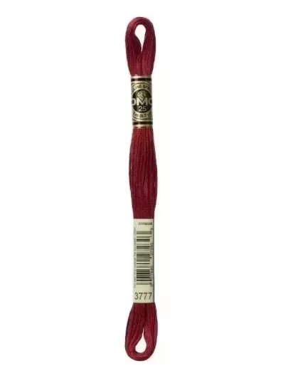 Fil Mouliné Spécial DMC 3777 Cuir rouge