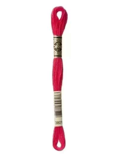Fil Mouliné Spécial DMC 3801 Rouge tulipe