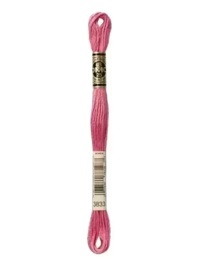 Fil Mouliné Spécial DMC 3833 Sorbet fraise