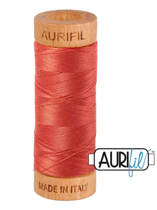 Fil Coton Mako 80 Aurifil 1154 Dusty Orange